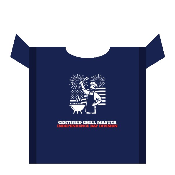 Certified Grill Master Independence Day shirt